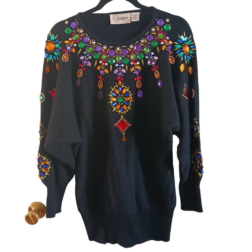 Cedars sweater, multicolored, size medium